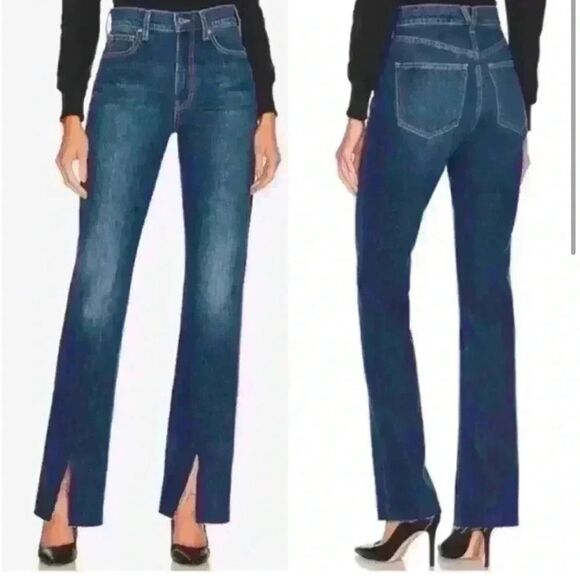 Veronica Beard Keane Long Straight Leg High Rise Jeans Size 28 - Picture 2 of 12